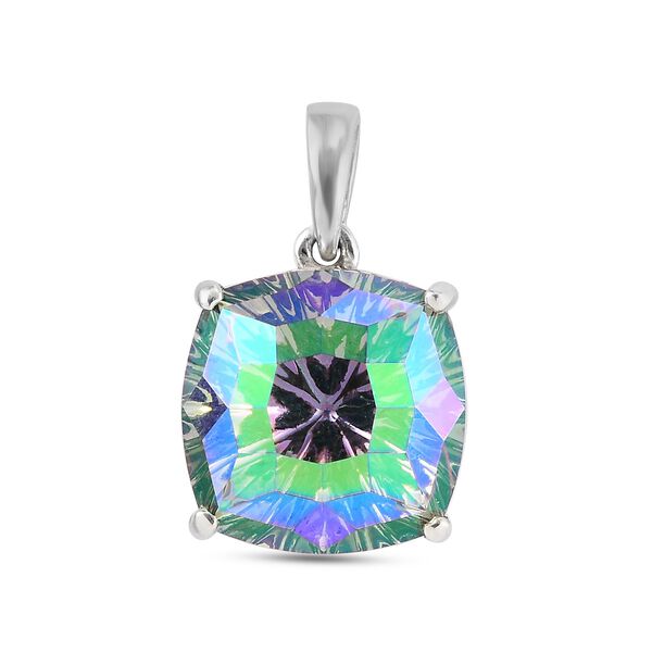 LUSTRO STELLA - &ouml;sterreichischer Paradies Glanz Kristall-Anh&auml;nger, 925 Silber platiniert ca. 12,09 ct