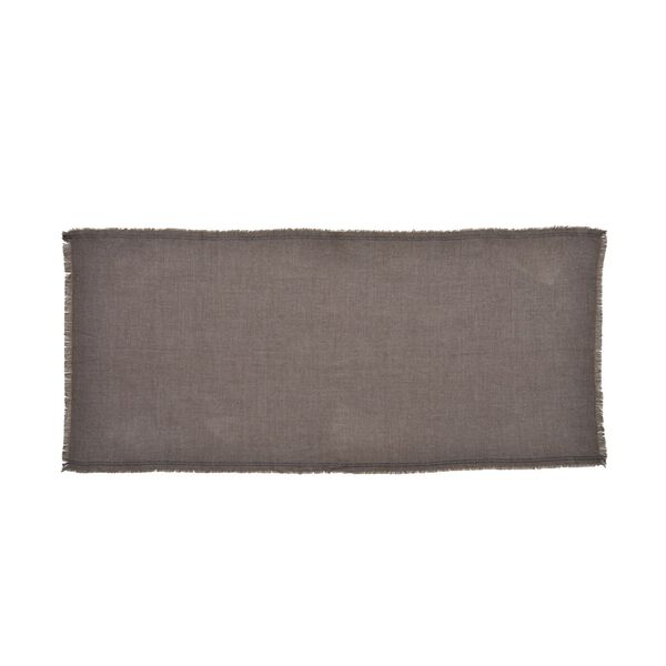 Gewebter Schal mit Fransen, Dunkelgrau image number 2