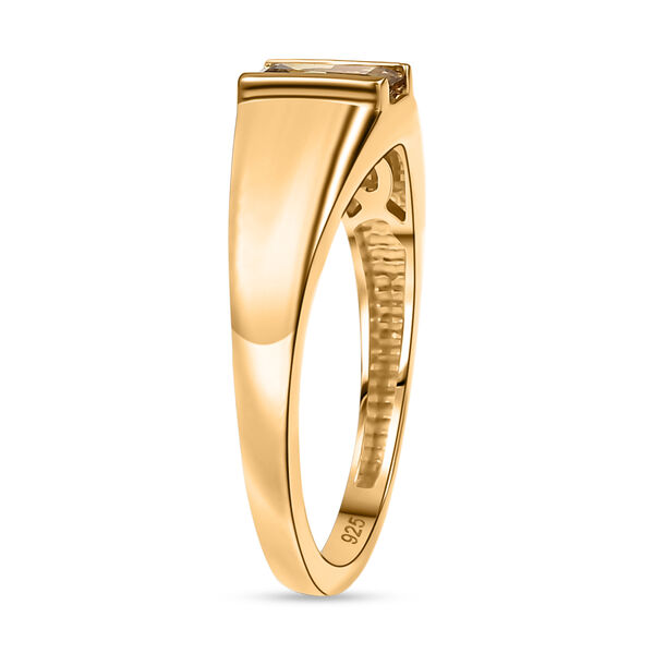 AA Nat&uuml;rlicher goldener Tansanit Ring - 0,56 ct. image number 5