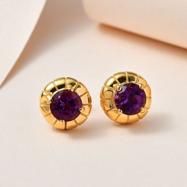 AA Marokkanische Amethyst Ohrringe - 1,64 ct. image number 2