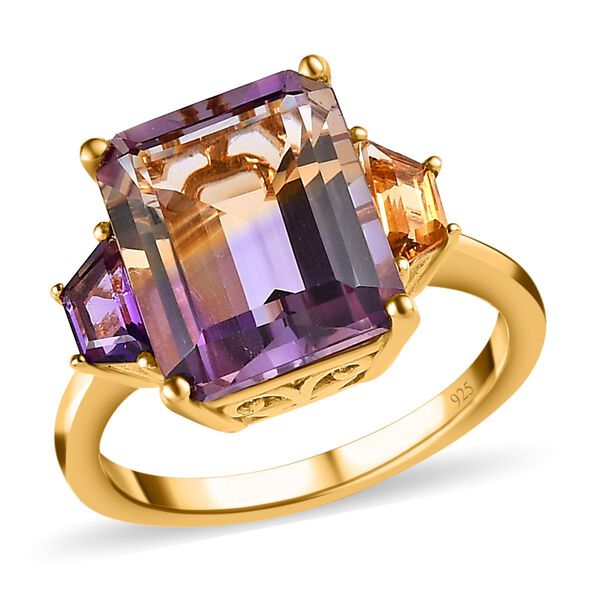 AAA Ametrin, afrikanischer Amethyst und Citrin-Ring - 6,87 ct. image number 4