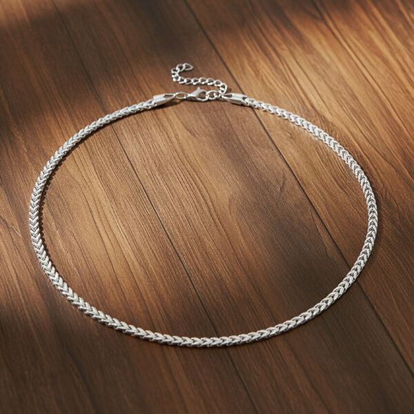 DESIGNER INSPIRIERT 3D Spiga Collier, ca. 50 cm, 316L Edelstahl image number 2