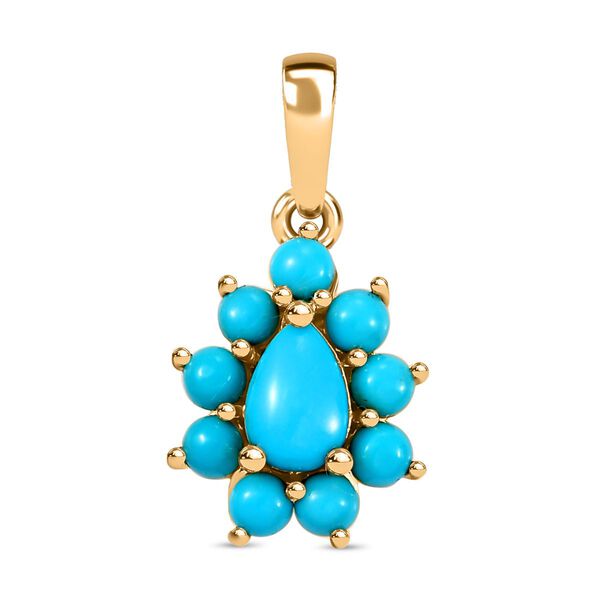 AA Amerikanisches, natürliches Sleeping Beauty Türkis-Schmuckset - 1,42 ct. image number 7