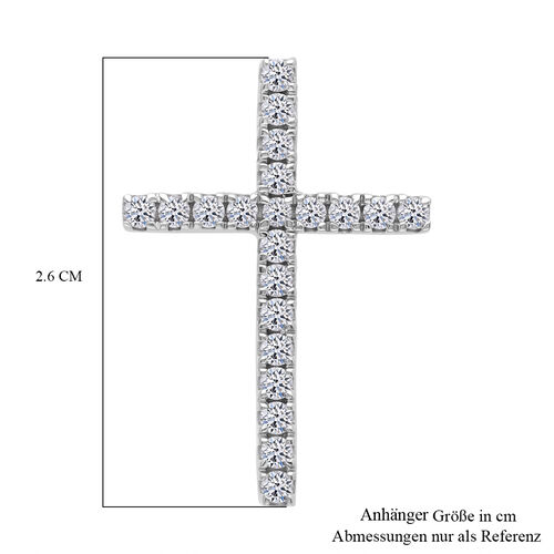 LUXURIANT DIAMOND- SI Labor Diamant Anhänger, 925 Silber Gelbgold Vermeil- 0,50 ct. image number 5