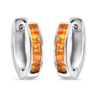 AA Salamanca Feueropal Ohrringe 925 Silber rhodiniert ca. 0.75 ct