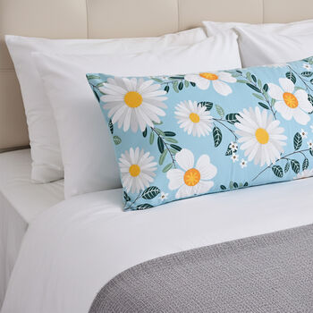 6-teiliges Bettw&auml;sche-Set mit Blumenmuster, 135x200cm, Gr&uuml;n