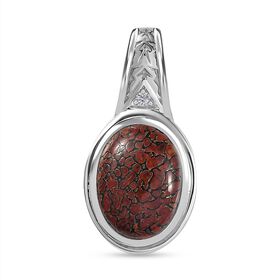 AAA Koprolith und Zirkon Anhänger - 5,32 ct.