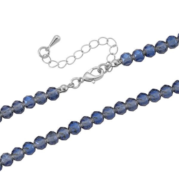 Blau Kristall Schmuckset image number 5