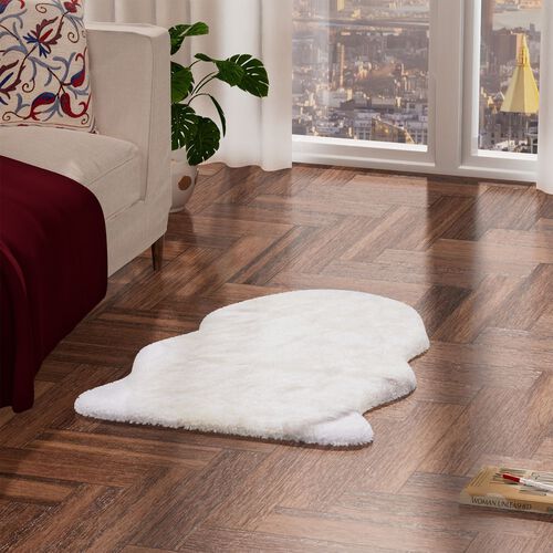Luxury Edition: Wolkenweicher Kunstfell-Teppich, Elfenbein image number 0