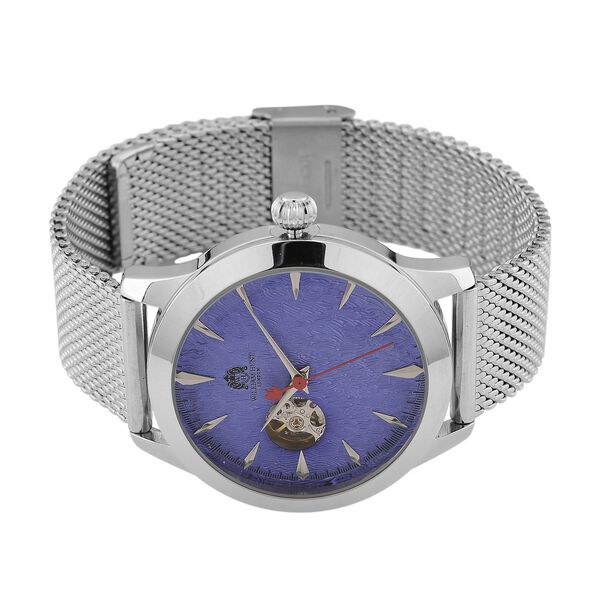 LUXUS SAMMLER EDITION - William Hunt Uhr, SEIKO AUTOMATIK Uhrwerk, Saphir Glashäuser, 5 ATM, Goldfarbene Edelstahl Armband image number 4