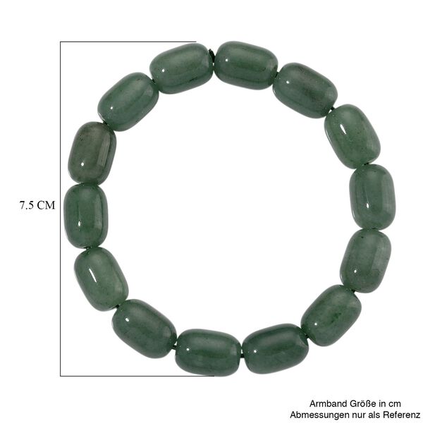 Grünes Aventurin Armband, flexibel, ca. 150.00 ct image number 4