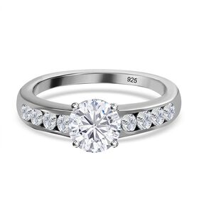 Moissanit Ring - 1,29 ct.