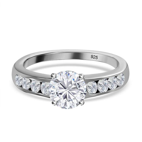 Moissanit Ring - 1,29 ct. image number 0
