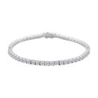 RADIANTA GRA zertifiziert Moissanit (D-VVS) Armband ca. 19 cm 925 Silber rhodiniert ca. 6.22 ct