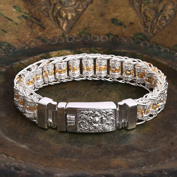 D'Joy Royal Bali - Zweifarbiges Armband in 925 Silber image number 1