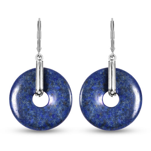 Lapislazuli Ohrhänger in Edelstahl  image number 0