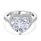 LUXURIANT DIAMOND - Lab Grown Diamant VS-EF IGI zertifiziert Ring 950 Platin (Größe 21.00) ca. 5.50 ct