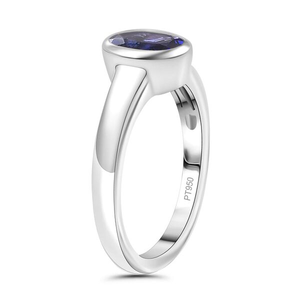 RHAPSODY AAAA Tansanit Ring in 950 Platin - 1,47 ct. image number 5