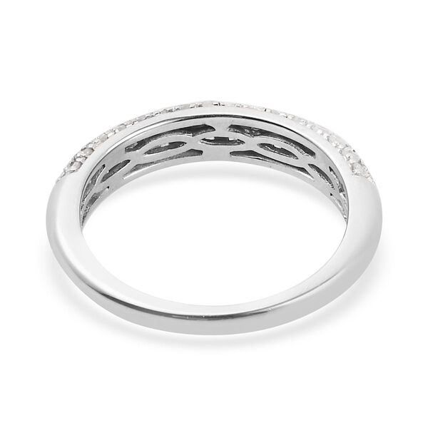 Diamant Ring 925 Silber Platin-&Uuml;berzug image number 6