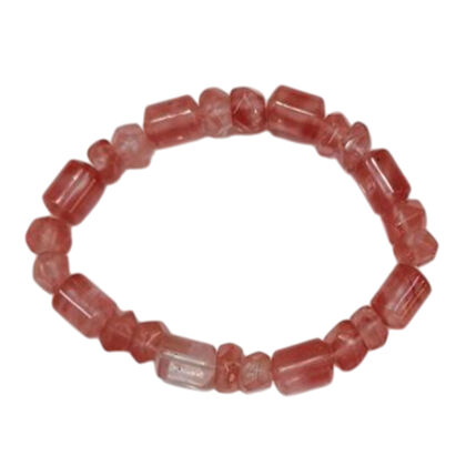 Kirsche Quarz Armband ca. BR-Stretch cm ca. 80.00 ct