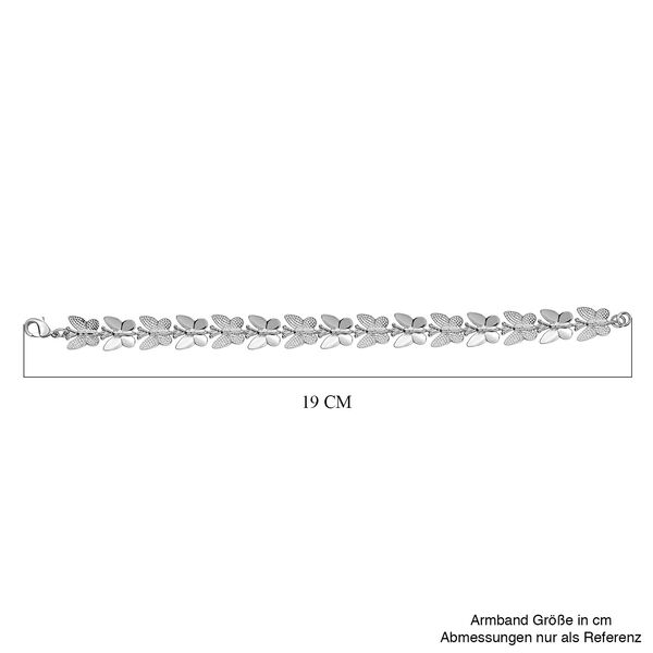 Schmetterlings-Armband im Designer-Stil, 19cm image number 5