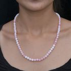 Rosa Opal Halskette 50,6 cm lange 925 Silber rhodiniert ca. 99,27 ct image number 1