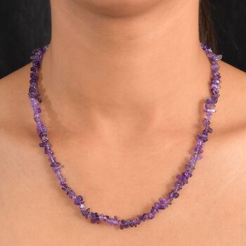 AA afrikanische Amethyst 70cm Halskette - 150 ct.