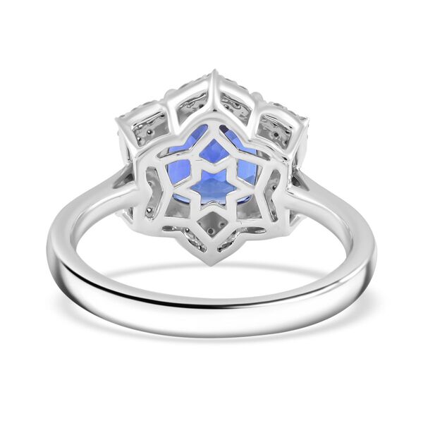 RHAPSODY AAAA Tansanit und VS Diamant Ring in 950 Platin - 4,25 ct. image number 5