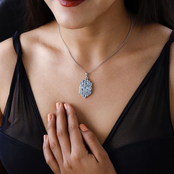 Himmelblauer Topas-Anh&auml;nger - 7,50 ct. image number 2