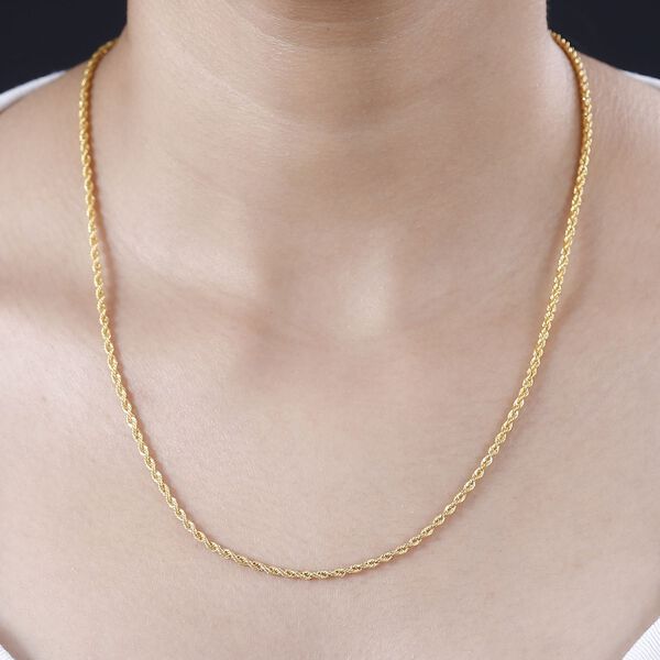 Seilkette in 915 Gelbgold, 50cm image number 9