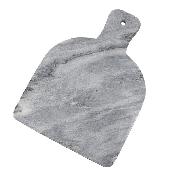 Servierbrett aus Marmor, Gr&ouml;&szlig;e 28x20 cm, Dunkelgrau