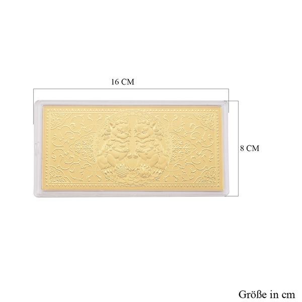 999er Gold-Plättchen mit Pixiudesign image number 4
