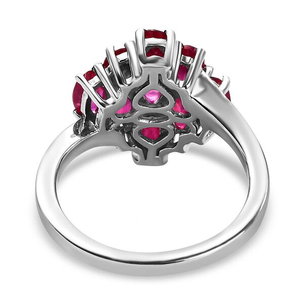 Afrikanischer Rubin-Ring, 925 Silber platiniert  ca. 2,95 ct image number 6