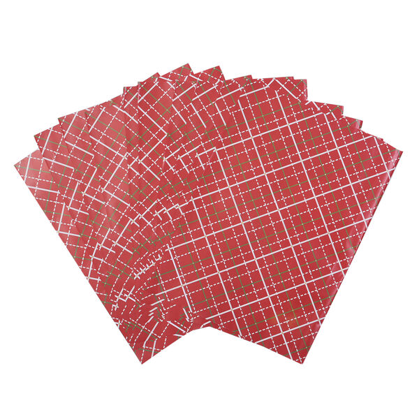 40er-Set Geschenkpapiere, Weihnachtsmotiv, Größe 51x74 cm, Mehrfarbig  image number 4