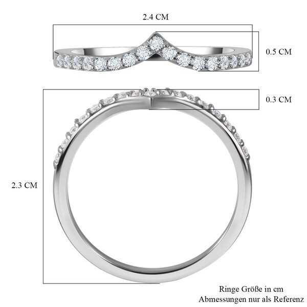 Moissanit Ring - 0,23 ct. image number 4