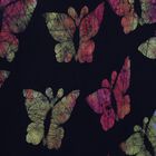 Luftiges Sommerkleid, 100% Viskose, One Size, Schwarz, Schmetterlingsmuster image number 6