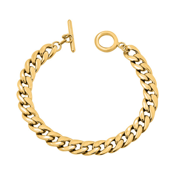 Italienisches Panzer-Armband, ca. 20 cm, 925 Silber vergoldet ca. 11,54g image number 0