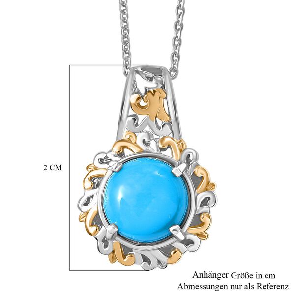 D'Joy AA Sleeping Beauty T&uuml;rkis zweifarbiger Ring und Anh&auml;nger mit 50cm Kette image number 7