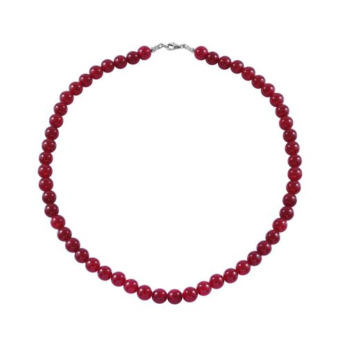 Rote Onyx-Halskette, 45 cm - 200 ct. image number 0