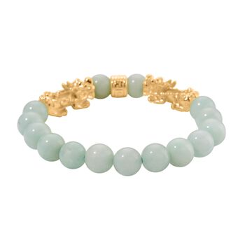 2er Set - Mehrfarbiger Amazonit Armband und Ohrringe, ca. 110.00 ct