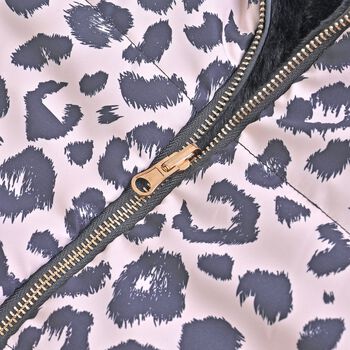 Wendbare Weste mit Kunstfell-Futter, Beige