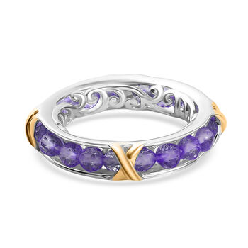 EVER TRUE AA Amethyst Ring Nickelfreies Messing (Gr&ouml;&szlig;e 16.00) ca. 5.00 ct