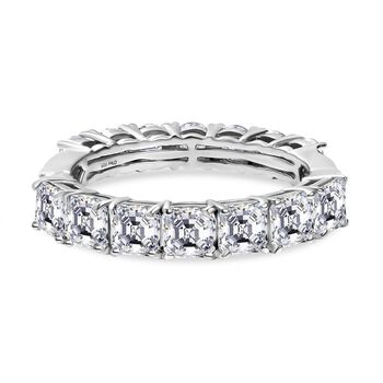 D'Joy Moissanit Ring, 925 Silber rhodiniert - 3,52 ct.