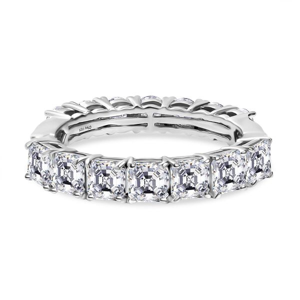 D'Joy Moissanit Ring, 925 Silber rhodiniert - 3,52 ct.