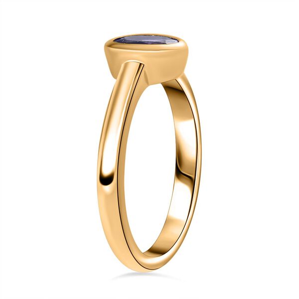 AA Tansanit Ring - 0,90 ct. image number 7