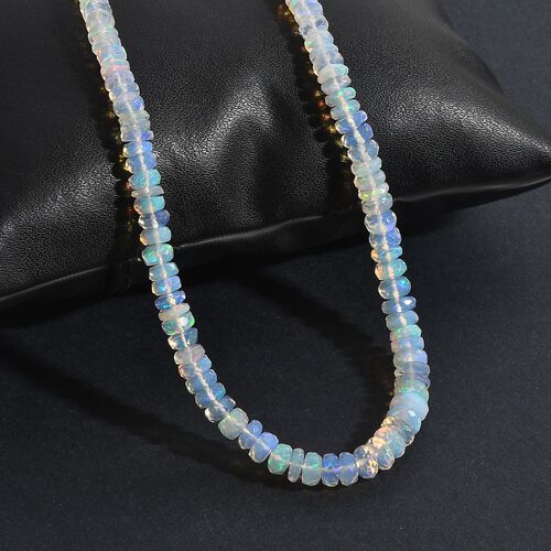 AA Natürliche, äthiopische Welo Opal Halskette, 45+5 cm - 50 ct. image number 1