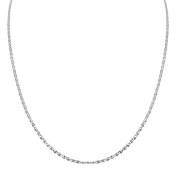 Italienische Valentinokette, 925 Silber, ca. 50 cm, ca. 2,42g