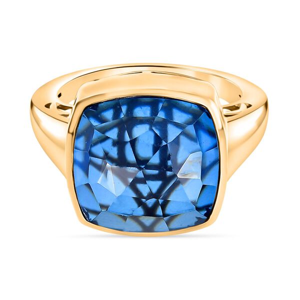D'Joy blauer Triplett Quarz Ring - 9,99 ct.