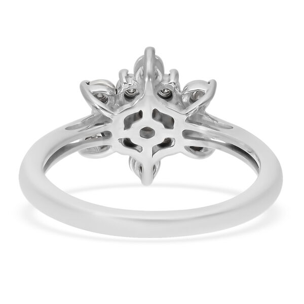 Diamant Ring 925 Silber platiniert image number 5