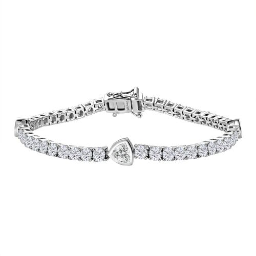 D’joy Moissanit Armband ca. 19 cm 925 Silber rhodiniert ca. 6,91 ct. image number 0